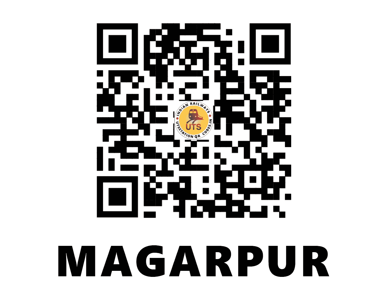 UTS QR Code for MAGARPUR - MGRR (NC - UTTAR PRADESH)